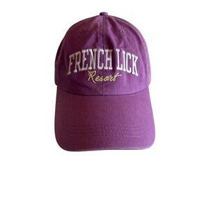 French Lick Resort Purple Hat Cap Adjustable